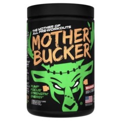 BUCKED UP, Mother Bucker PREMIUM Pre-Workout, усиленный предтренировочный комплекс, вкус Caramel apple (Карамельное яблоко), 390 г (20 порций)